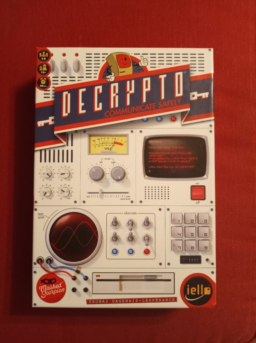 DECRYPTO Board Game — Encryption/code-breaking game